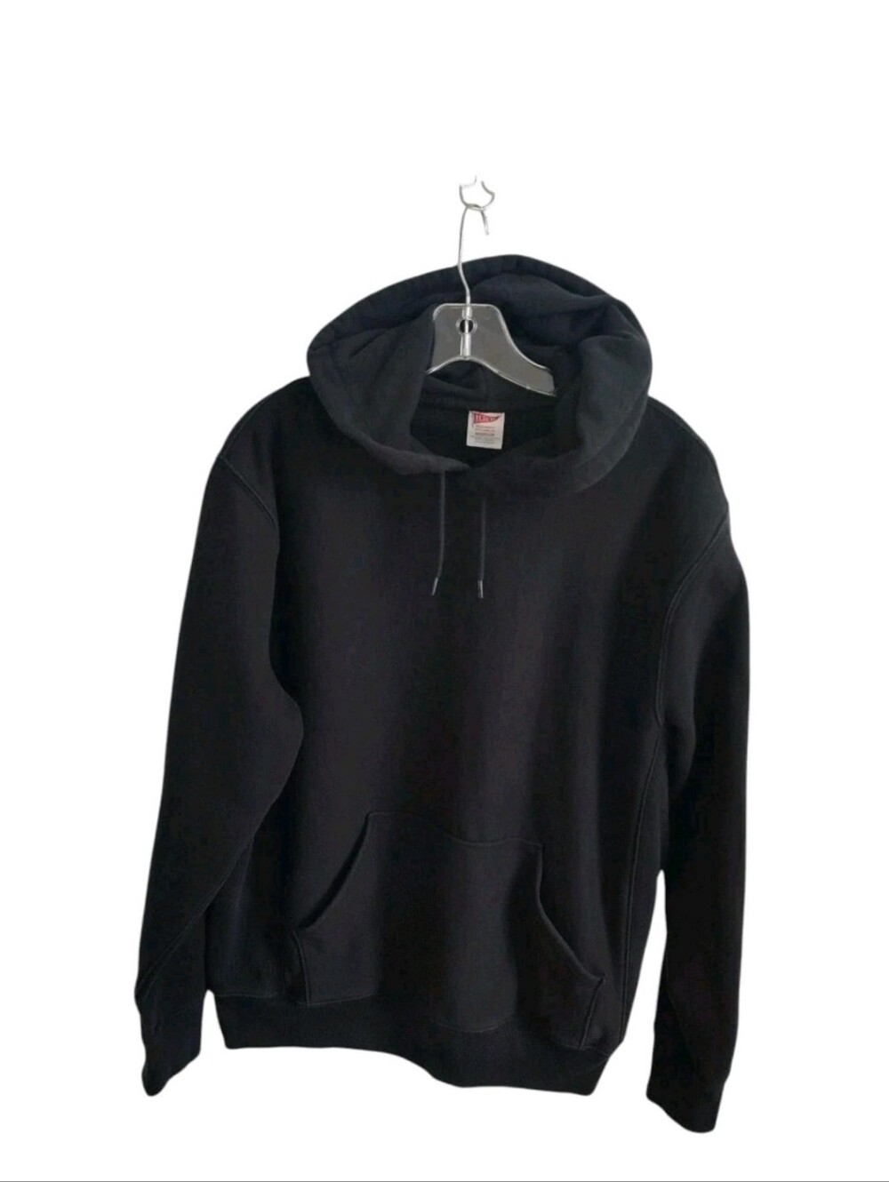 J Crew Sportswear Heritage Mens Black Hoodie Sweatshirt Size M Pullover BJ353
